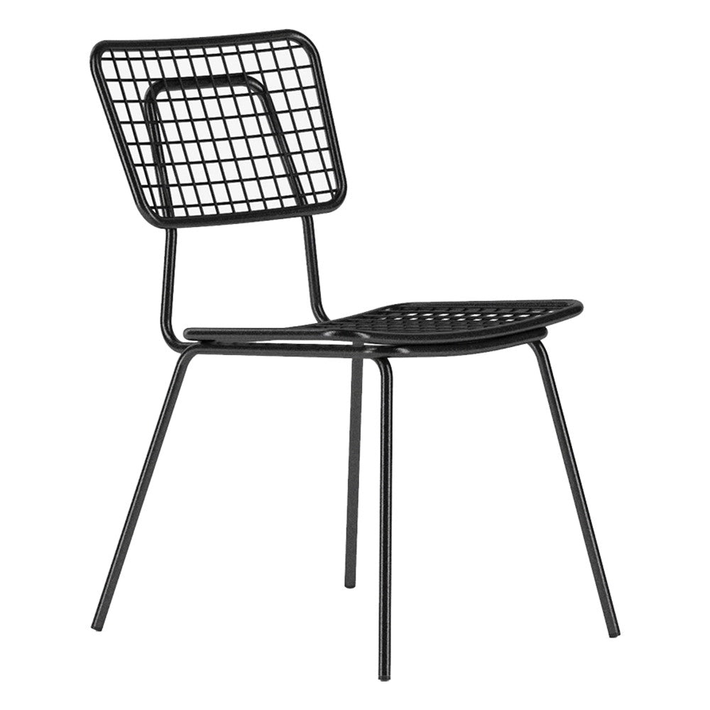 Silla para Área Exterior - GEBESA GRC OPLA - Frente 47 cm - Estructura de Acero