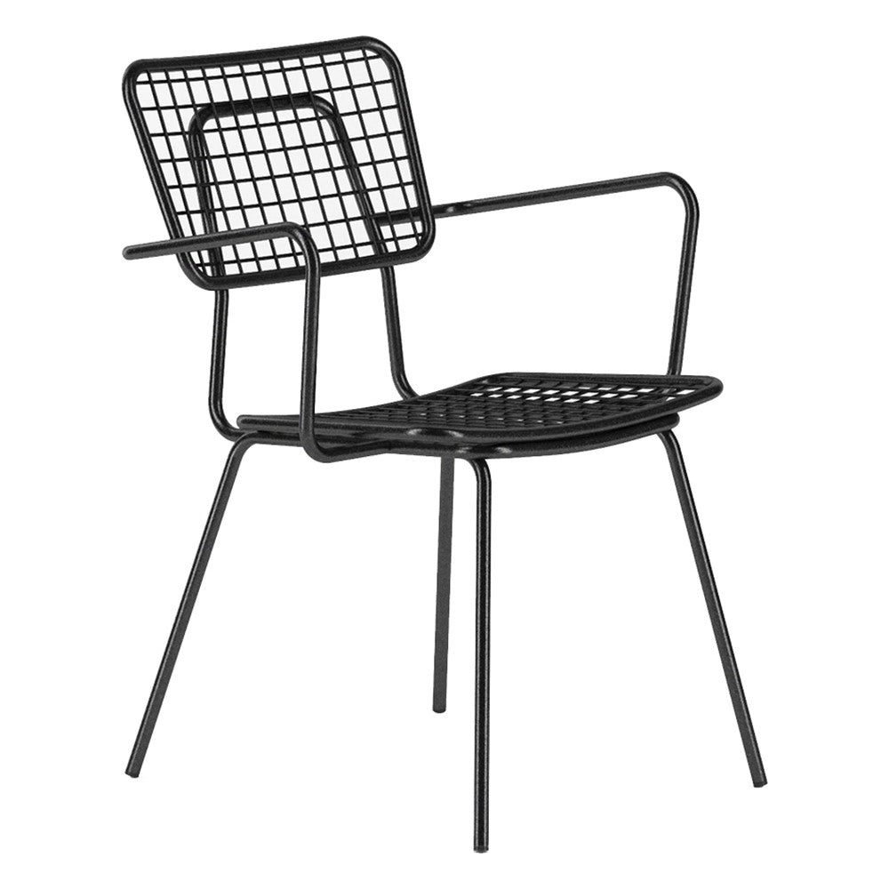 Silla para Jardín - GEBESA GRC OPLA - Frente 60 cm - Estructura de Acero