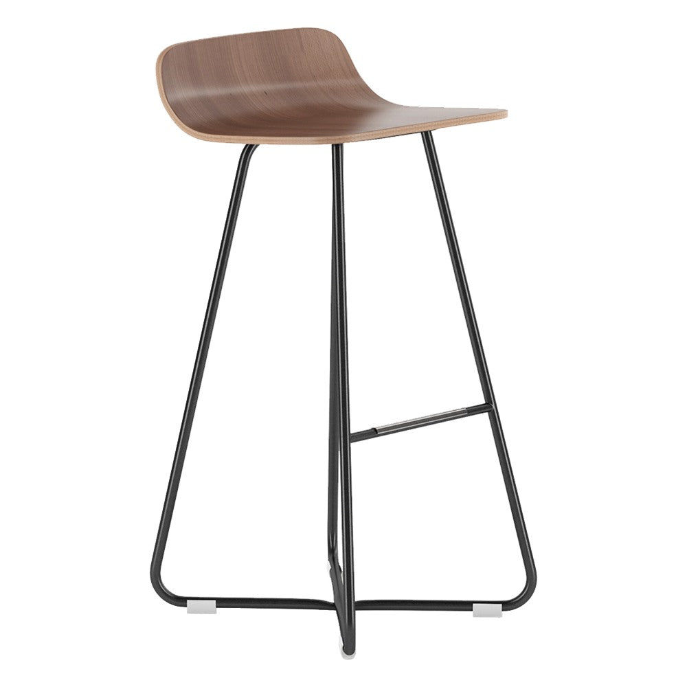 Banco de Bar Base "X" para Área Común - GEBESA GRC HARPER - Frente 41 cm - Estructura de Acero