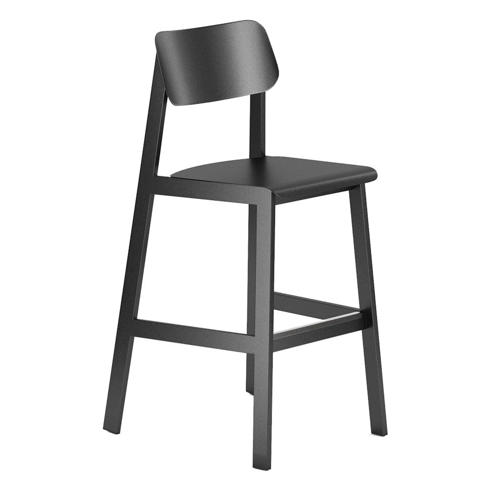 Banco Alto para Alberca - GEBESA GRC SADIE LL - Frente 51 cm - Estructura de Acero