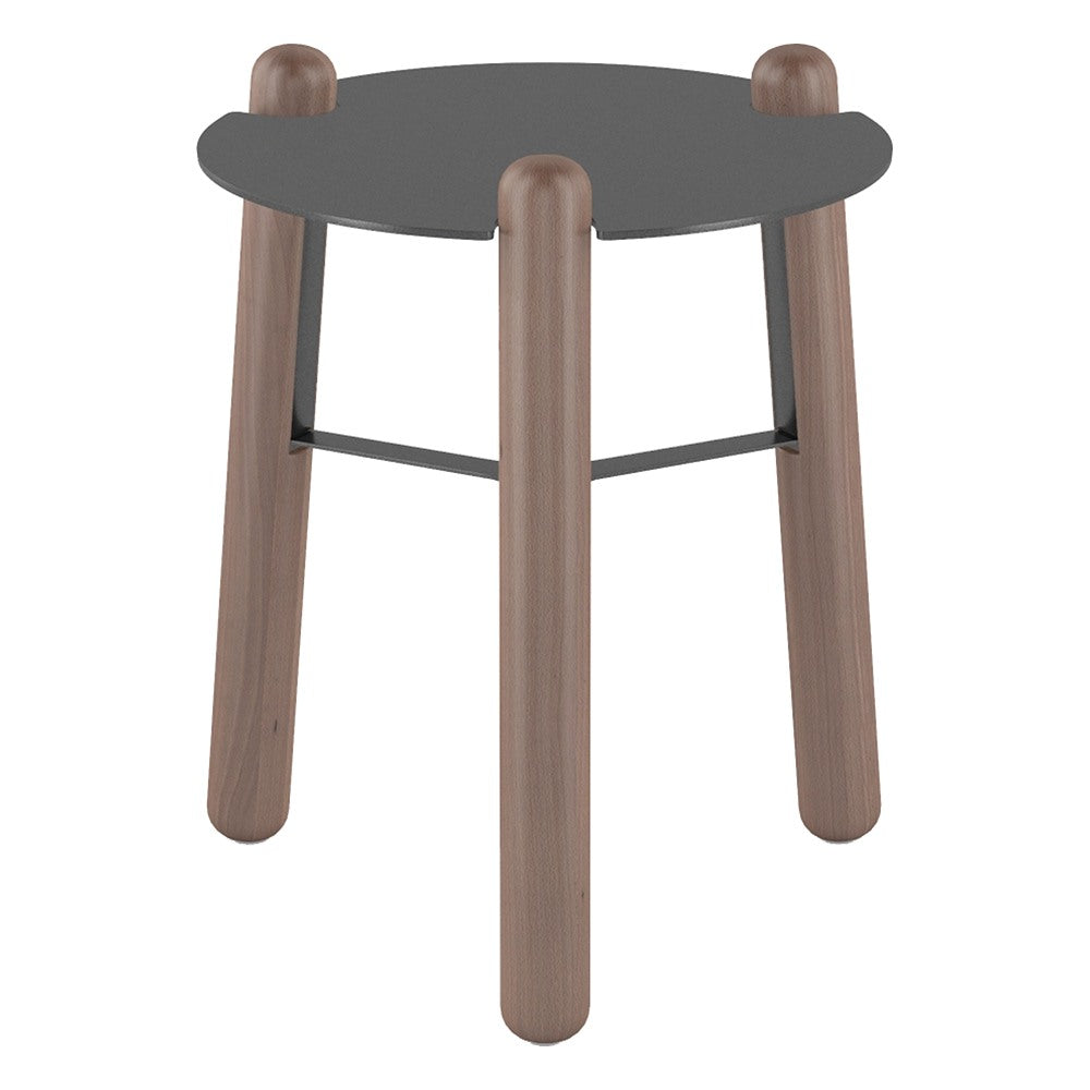 Mesa Ocasional para Comedor Institucional - GEBESA GRC LOUIE - Ø 40 cm - Cubierta Metálica