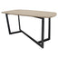 Mesa Rectangular para Restaurante - KINGSTRONG AMALFI D04 MESA0903752 - Nogal - Estructura Metal y Cubierta en Melamina