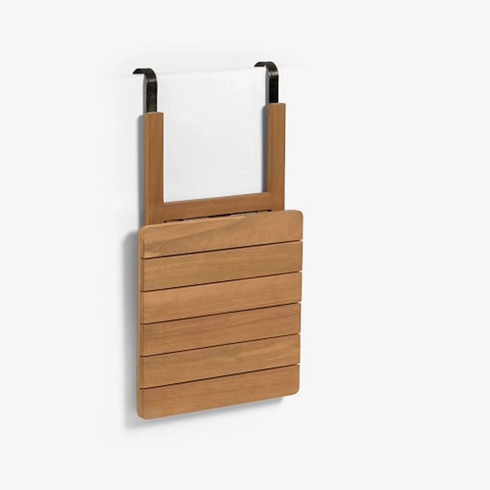 MESA NOGAL BEAT AMARALIS MESA PARA BALCÓN | Mesa Comercial Balcón para Desayunador Hotel | 68 cm | Madera de Teka | Exterior Techado