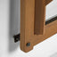 MESA NOGAL BEAT AMARALIS MESA PARA BALCÓN | Mesa Comercial Balcón para Desayunador Hotel | 68 cm | Madera de Teka | Exterior Techado