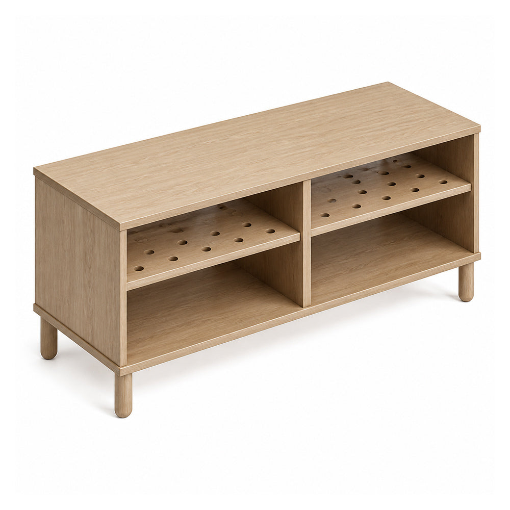 Credenza para oficina VERSA READY, estructura blanca, 120x45x52 cm - ambiente linea Ready (Grupo Versa)