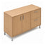 Credenza alta para oficina VERSA READY, estructura blanca, 120x45x90 cm - ambiente linea Ready (Grupo Versa)