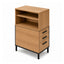 Librero de piso Doppia VERSA READY, estructura blanca, 40x70x120 cm - ambiente linea Ready (Grupo Versa)