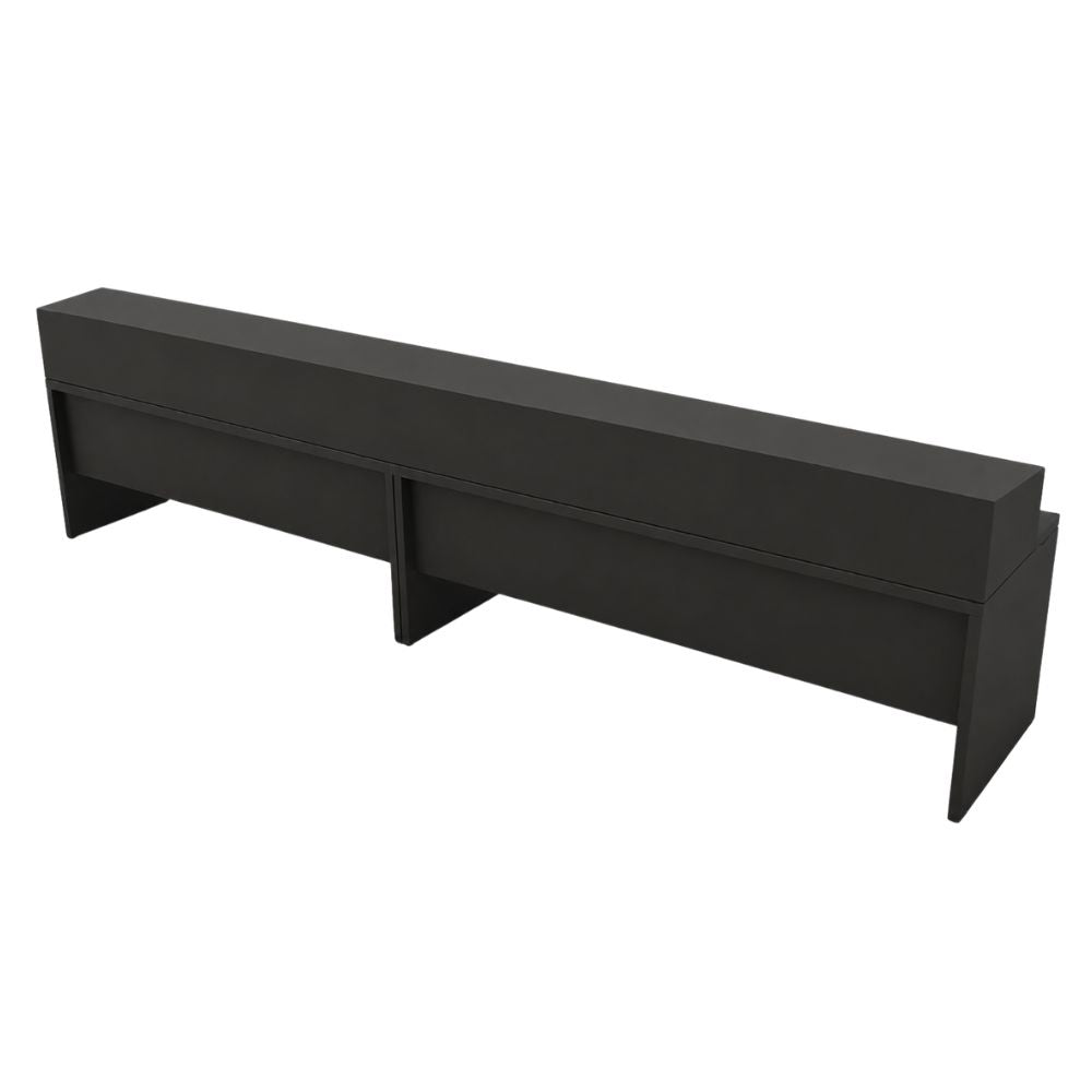 Módulo de recepción en dos secciones Versa RP-850 con cubierta aglomerado 28 mm, 359x70x70/110 cm