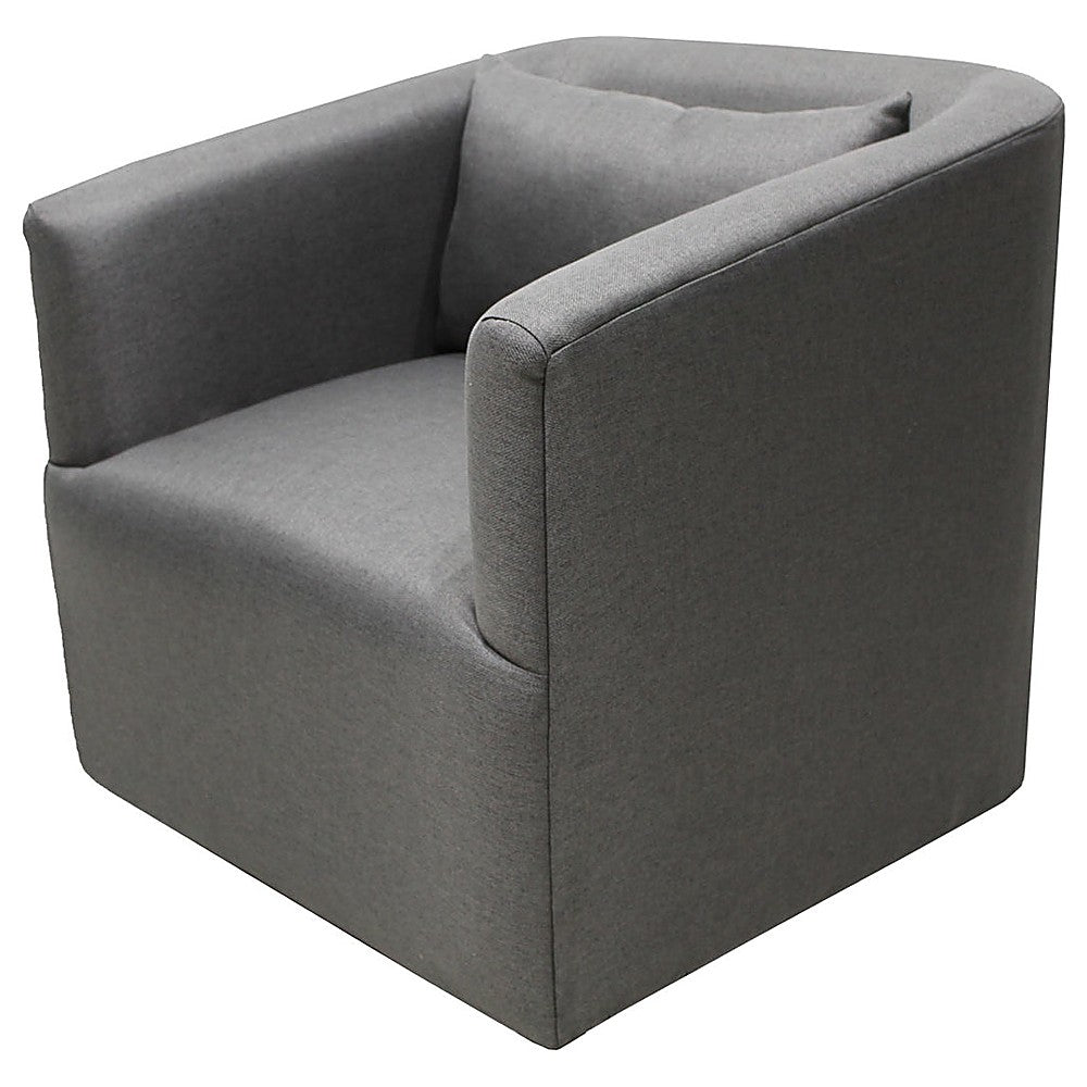 Sillón Ocasional para Zonas Lounge - NOGAL BEAT ULZEN SEGOVIA SALA0113778 - Blanco - Asiento y Respaldo Tapizados