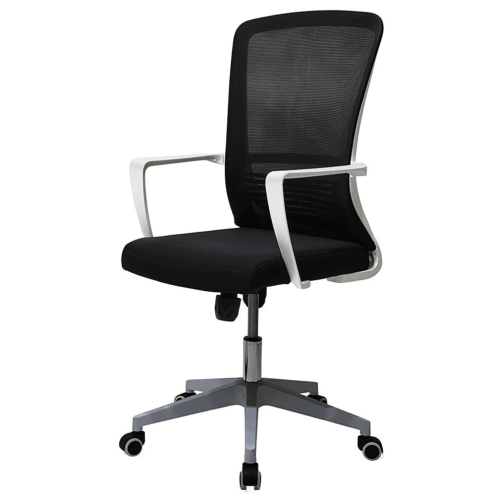 Silla de Oficina Ejecutiva - KINGSTRONG CARDONA 249W SILL0903681 - Blanco - Respaldo en Malla y Asiento Tapizado