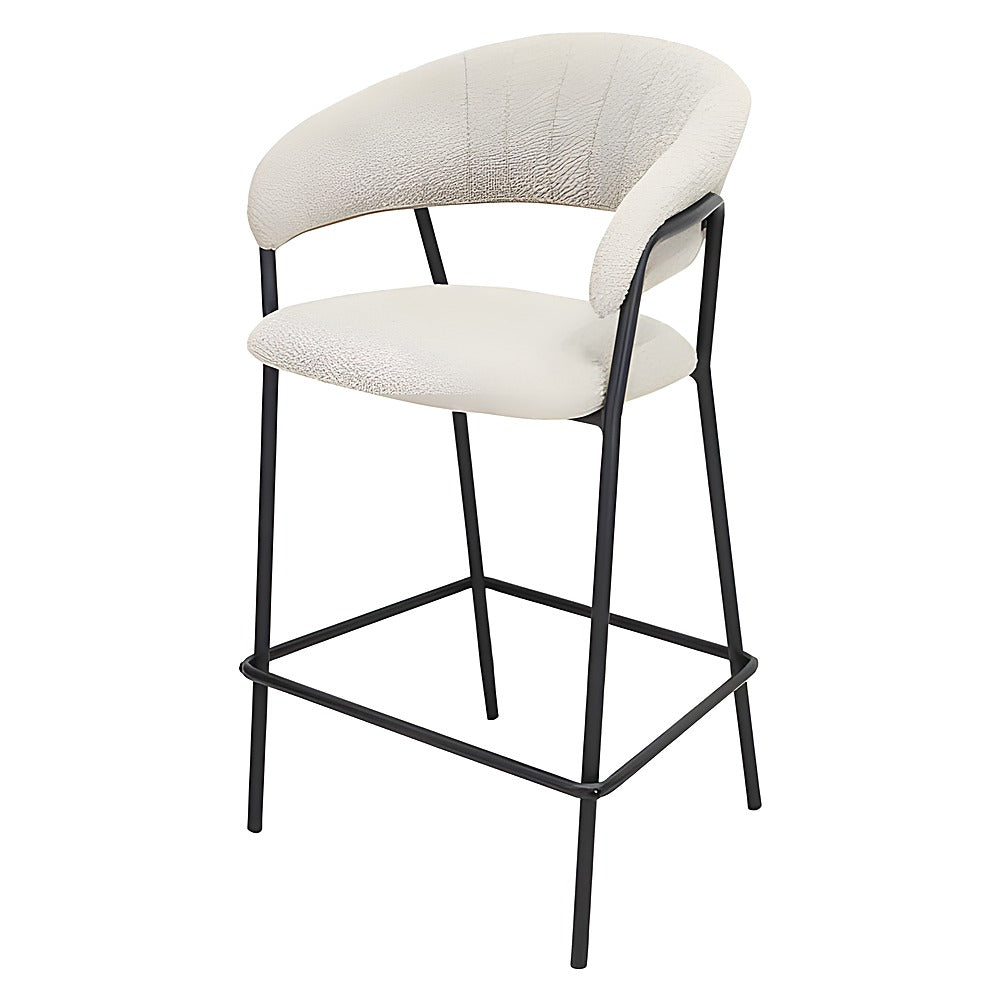 Banco Bajo para Cafetería - KINGSTRONG CACERES W29 SILL0904435 - Varios Colores - Asiento y Respaldo Tapizados
