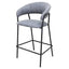 Banco Bajo para Cafetería - KINGSTRONG CACERES W29 SILL0904435 - Varios Colores - Asiento y Respaldo Tapizados
