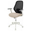 Silla de Oficina Ejecutiva - KINGSTRONG BASTIA 8349W SILL0904940 - Varios Colores - Respaldo en Malla y Asiento Tapizado