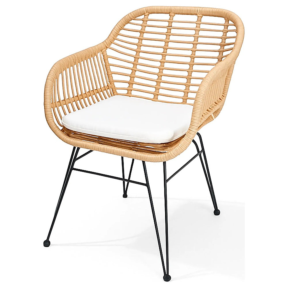 Silla para Jardín y Terraza - KINGSTRONG TOBAGO SILL0905191 - Varios Colores - Asiento y Respaldo en Rattan Sintético