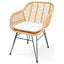 Silla para Jardín y Terraza - KINGSTRONG TOBAGO SILL0905191 - Varios Colores - Asiento y Respaldo en Rattan Sintético