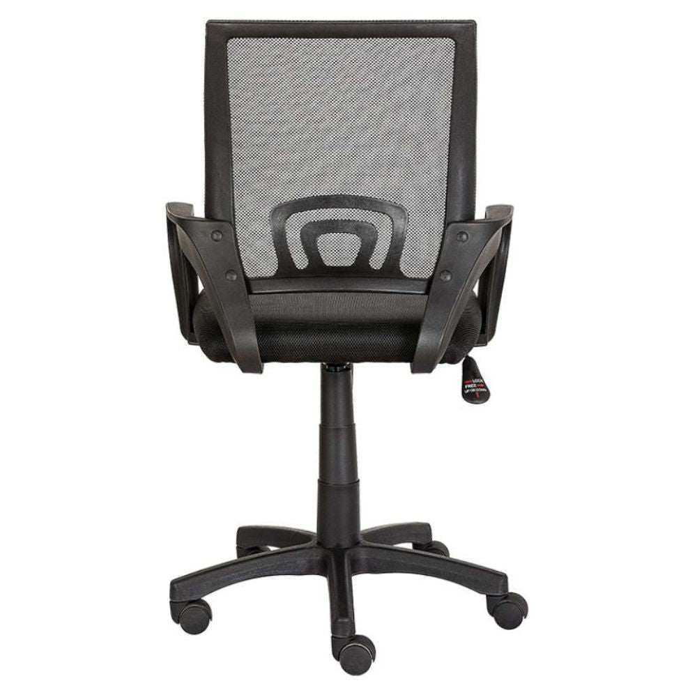 Albar Silla De Oficina Operativa - ALBAR LK-15 - Negro - Respaldo En Malla y ...