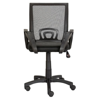 SILLA NOGAL BEAT LK-15 | Silla Operativa para Oficina | Base Estrella Nylon con Rodajas | Tapiz Malla | Interior Institucion Compañia Organizacion Empresa Empresarial  Laboral Oficina Despacho Bufete Operativa