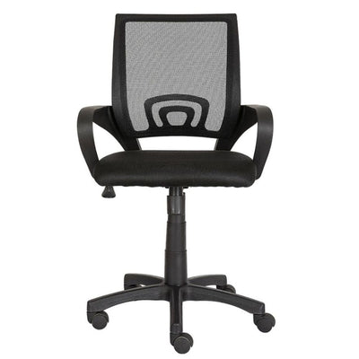 SILLA NOGAL BEAT LK-15 | Silla Operativa para Oficina | Base Estrella Nylon con Rodajas | Tapiz Malla | Interior Institucion Compañia Organizacion Empresa Empresarial  Laboral Oficina Despacho Bufete Operativa