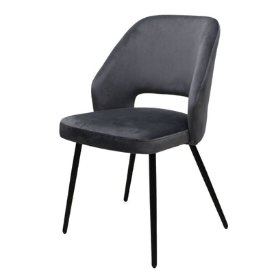 SILLA KINGSTRONG ASTURIAS Z001 SILL0903736 | Silla Ocasional | Base 4 Puntas de Metal | Estilizado Forrado en Tela | Interior