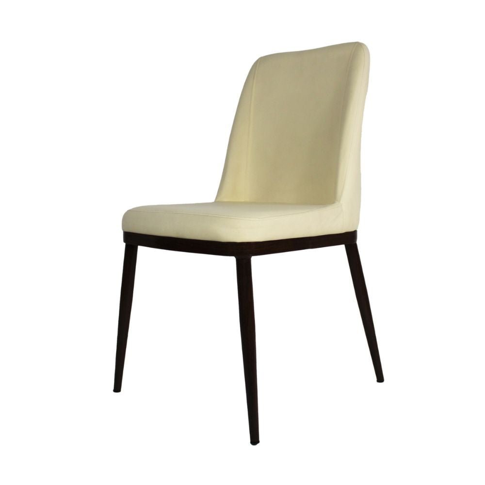 SILLA KINGSTRONG MOB-117A BARI SILL2242346 | Silla Ocasional Comercial Decorativa | Base 4 Puntas de Madera | Acabado en Vinil | Interior
