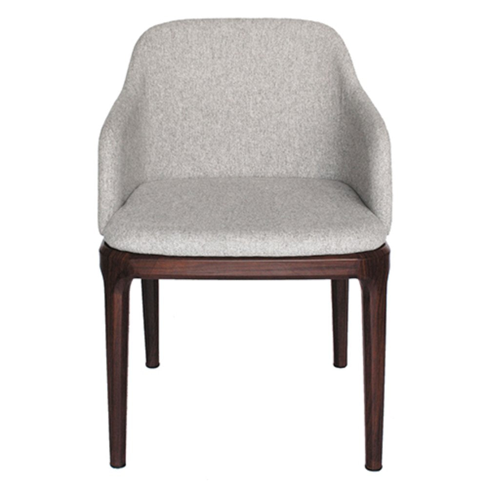 SILLA OFFIHO BLAIR OHV-106 | Silla Comercial Ocasional para Sala de Espera | Tapiz Poliéster Jaspeado | Terminado con pintura electrostática en polvo | Color Gris | Interior | Hoteles Cafetería