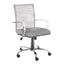 SILLÓN NOGAL BEAT M-155 C | Sillón Semi Ejecutivo para Oficina |  Base Estrella Cromada con Rodajas | Respaldo Malla | Interior Institucion Compañia Organizacion Empresa Empresarial Ceo Laboral Dirección Directiva Oficina Despacho Bufete Alta Direccion Gerencia