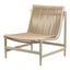 Sofá de Terraza NOGAL BEAT CRIMSON de aluminio y cuerda en color beige para uso en la intemperie