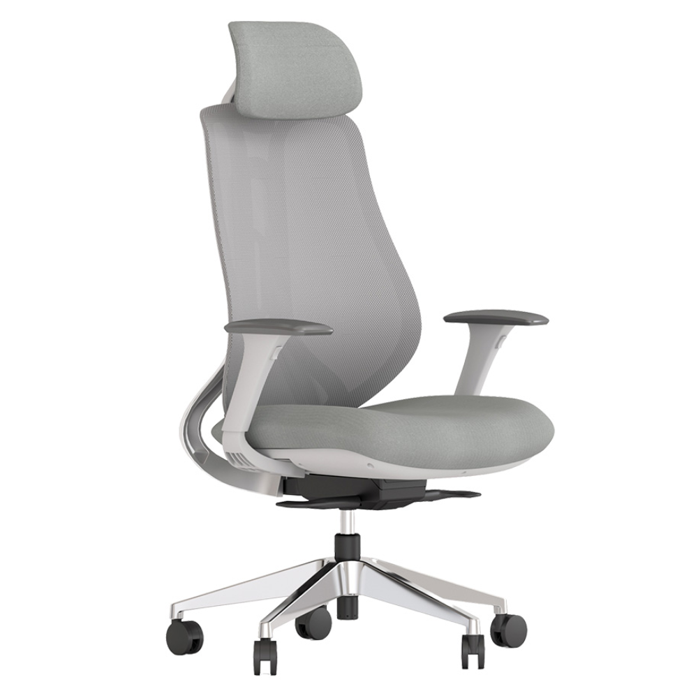 Silla De Oficina Ejecutiva - ALBAR AC-40E  - Varios Colores  - Respaldo En Malla y Asiento Tapizado