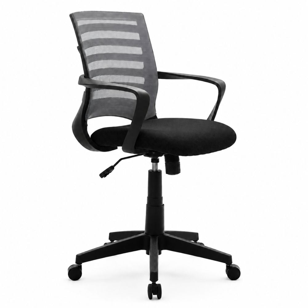 Silla Operativa de Oficina Operativa - GEBESA SYRIS - Gris - Respaldo en Malla