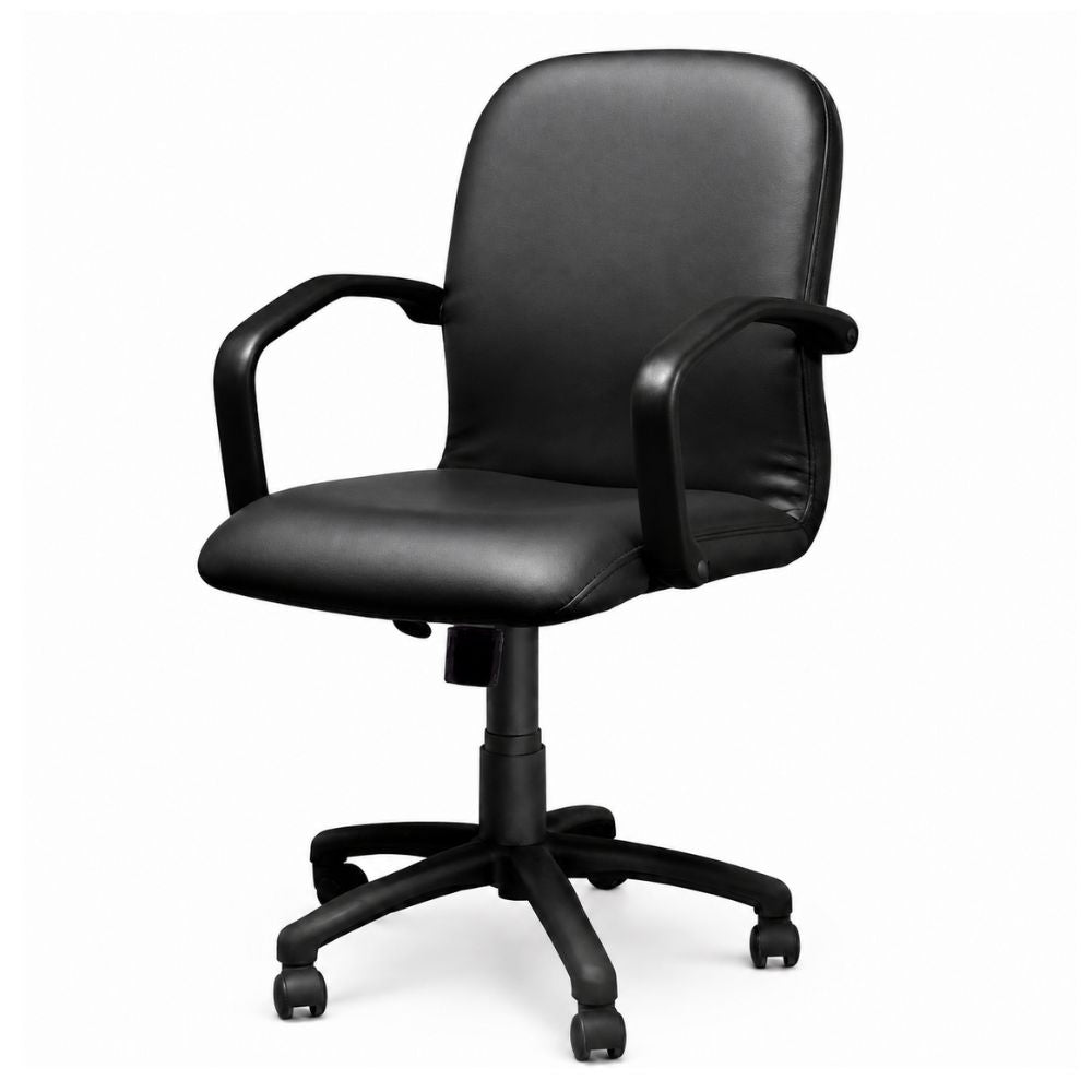 Silla Semi Ejecutiva de Área Administrativa - GEBESA COMFORT - Tactopiel - Cuerpo en L