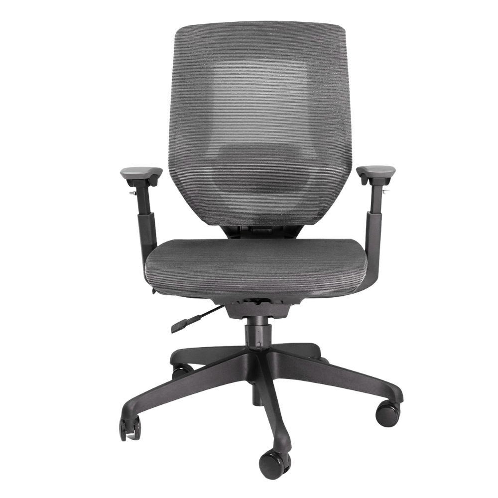 Silla de Oficina - NOGAL BEAT UCRANIA EJECUTIVO - Negro - Respaldo en Malla y Asiento Tapizado