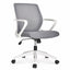 Silla de Oficina Ejecutiva - VERSA ERGOSTAR LIBIS ES-160 - Respaldo en malla gris con marco blanco antiguo