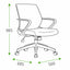 Silla de Oficina Ejecutiva - VERSA ERGOSTAR LIBIS ES-160 - Respaldo en malla gris con marco blanco antiguo