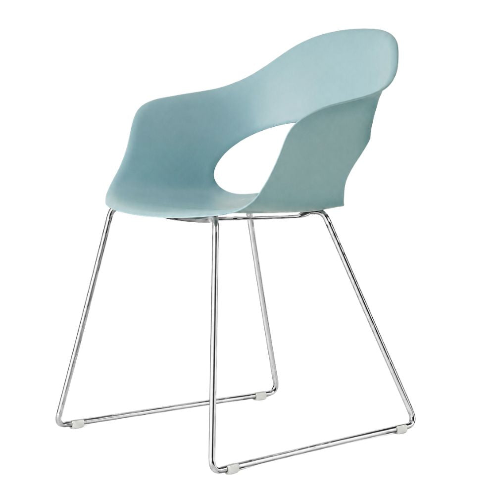 Silla de Recepción Labenze Lady B 154-22120 | Scocca tapizable y estructura cromada | Nogal Beat · silla de recepción, silla de visita, mobiliario de oficina.