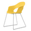 Silla de Recepción Labenze Lady B 154-22120 | Scocca tapizable y estructura cromada | Nogal Beat · silla de recepción, silla de visita, mobiliario de oficina.