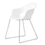 Silla de Recepción Labenze Lady B 154-22120 | Scocca tapizable y estructura cromada | Nogal Beat · silla de recepción, silla de visita, mobiliario de oficina.