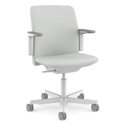 Silla de Oficina Secretarial Ergonómica - HUMANSCALE PATH - Color del Tejido Vapor 13 - Asiento Tapizado Silla Secretarial Silla Ergonómica Silla De Oficina Silla Ajustable Silla Con Respaldo Bajo Silla Funcional Silla De Alta Calidad Oficina Espacio Laboral Área De Trabajo Sala De Reuniones Sala De Conferencias Centro De Trabajo Espacio Corporativo Estación De Trabajo Cubículo De Oficina Espacio De Coworking Área Administrativa Departamento De Recursos Humanos Centro De Llamadas Sala De Espera