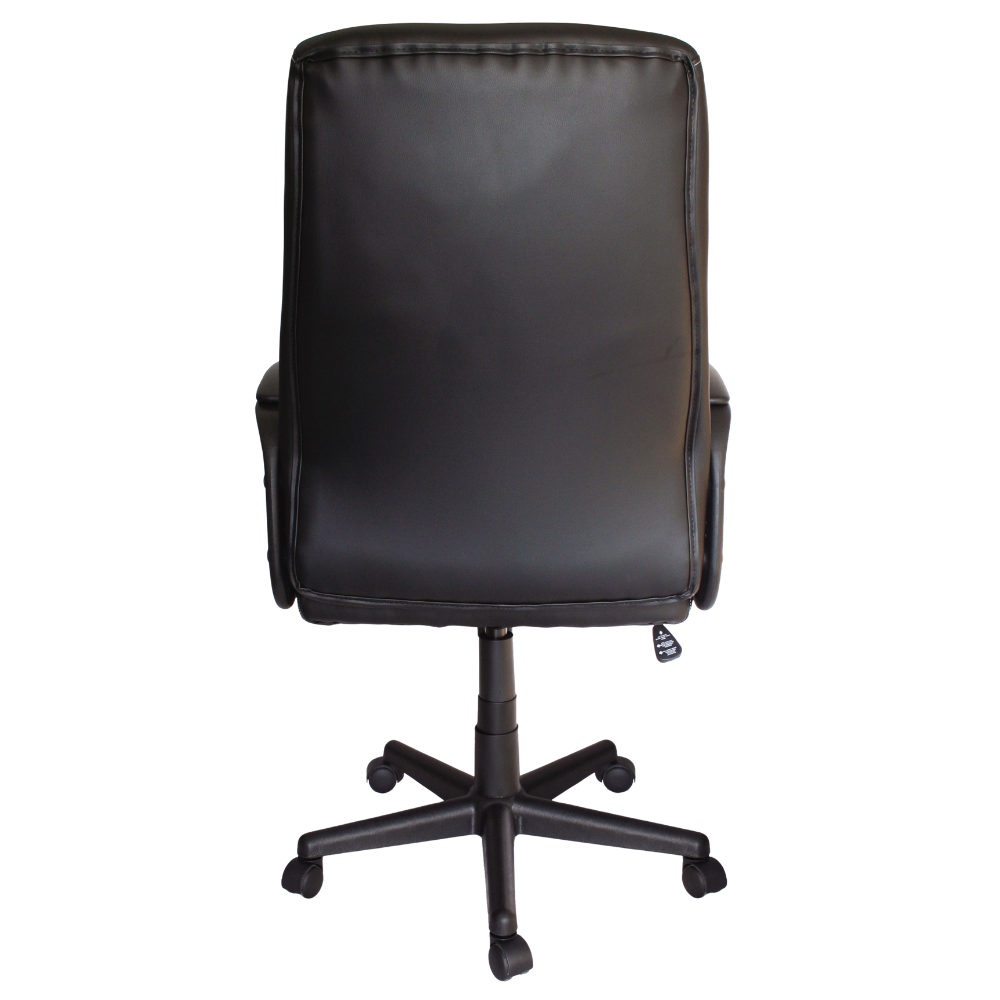 Silla de Oficina Directiva Ergonómica - OFFIHO RIMINI - Negro - Asiento y Respaldo Tapizados