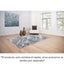 Tapete Decorativo para Recibidor - NOGAL BEAT BELMA U6027 - Plata Negro - Rectangular Varias Medidas