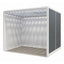 Cabina para oficina VERSA V60 de 230 x 170 x 210 cm, estructura de aluminio con paneles de cristal, panel acustico lateral y baffles en techo