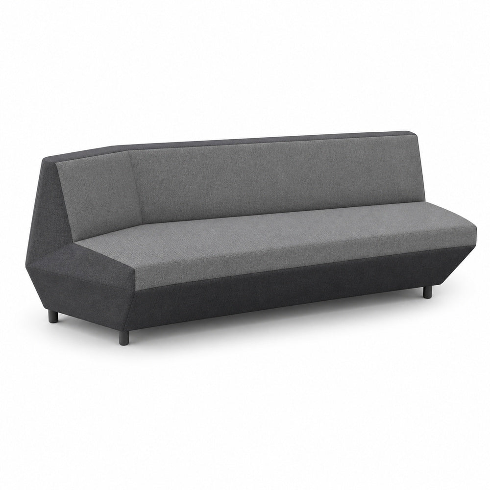 Sofá Modular Izquierdo Costado Recto VERTEX izquierdo costado recto corto de VERSA OFFSET, Frente 180 cm, vista de tres cuartos sobre fondo blanco
