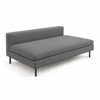 Sofá Modular Mossa MOSSA sofá 160 de VERSA OFFSET, Frente 160 cm, vista de tres cuartos sobre fondo blanco
