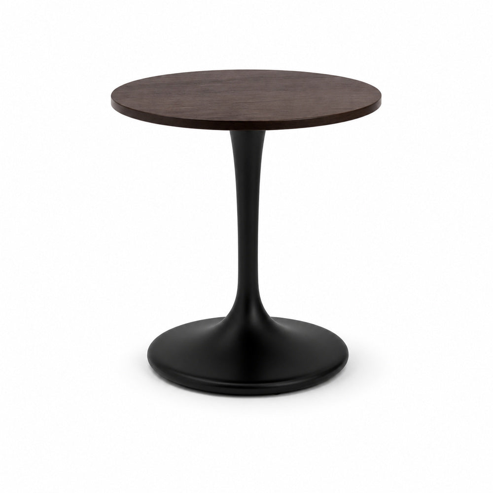 Mesa de Juntas para Oficina Circular Twist Mesa TWIST de VERSA OFFSET, vista de tres cuartos sobre fondo blanco