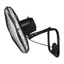 Ventilador Decorativo - MASTERFAN X3 - Negro - 3 Aspas - 3 Formas Diferentes - Áreas Medianas