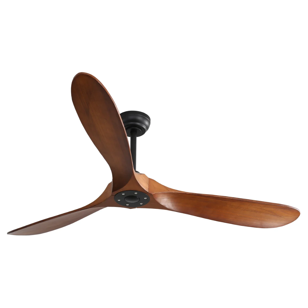 Ventilador Decorativo de Techo para Sala de Juntas - MASTERFAN Aviatore 60 - Caoba - 3 Aspas ABS