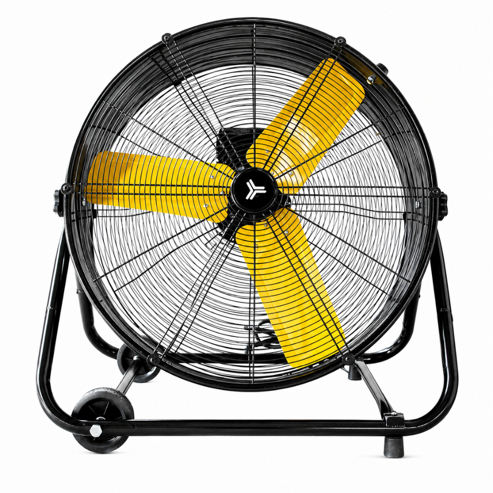 Ventilador Industrial de Tambor - MASTERFAN VENTURO 24" - Negro - 3 Velocidades - 3 Aspas