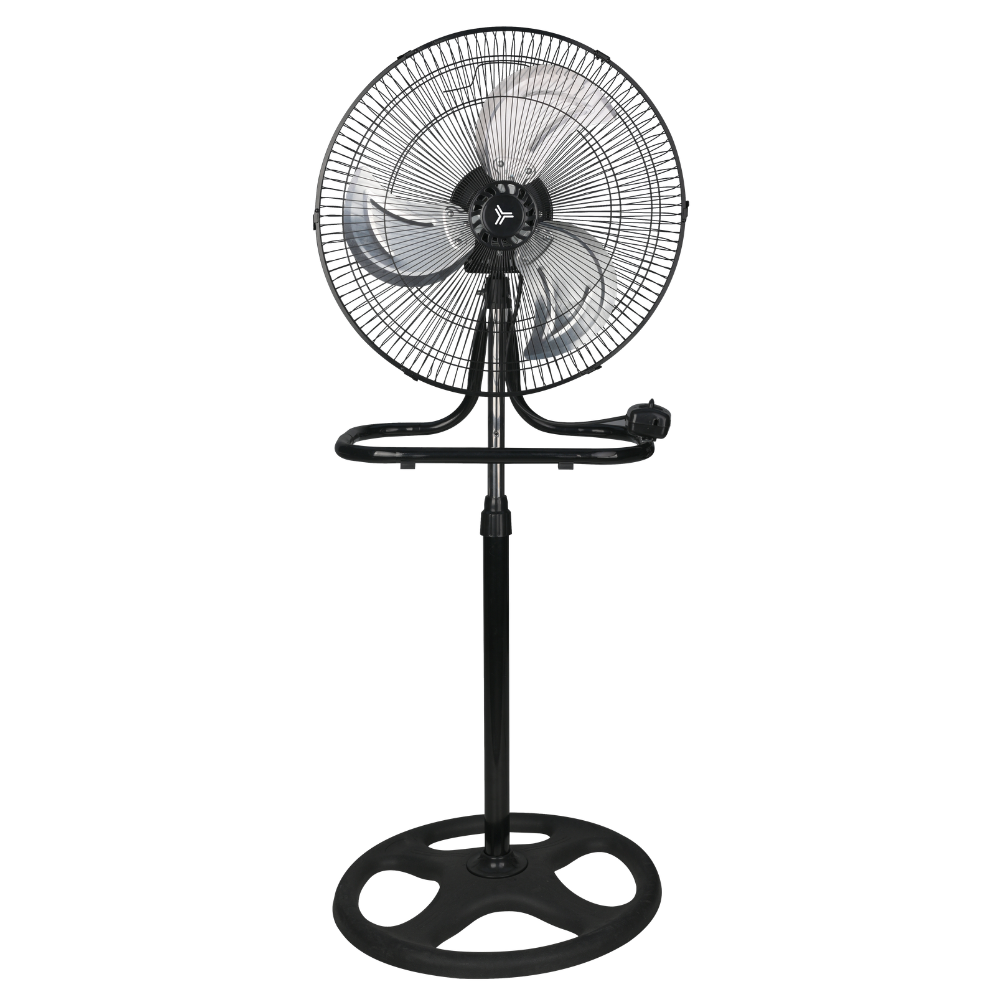 Ventilador Decorativo - MASTERFAN X3 TURBO 18"- Negro - 3 Aspas - 3 Formas Diferentes