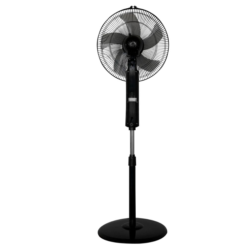 Ventilador Industrial de Pie para Taller - MASTERFAN ARES - Negro - 5 Aspas Áreas Medianas Ventiladores Industriales Circulación de Aire Ventilación Industrial Sistemas de Ventilación Ruido de Ventiladores Aire Fresco Ventilación Industrial Ventilación Comercial Ventiladores de Techo Ventiladores de Pie Ventiladores de Conducto Calidad del Aire Interior Naves Industriales y Fábricas Almacenes y Centros de Distribución Talleres y Fábricas de Procesamiento Centros Comerciales y Grandes Superficies Estadios