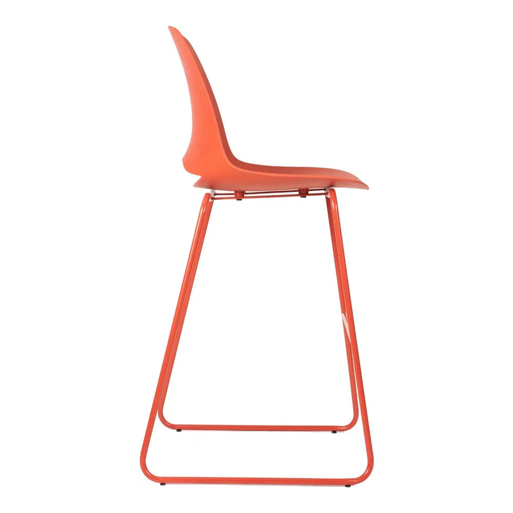 Banco Comercial Alto - VERSA ALTUS PITCH - Estructura Aluminio - H80 W58 L62 cm - Asiento y Respaldo en Polipropileno