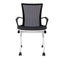 Silla de Oficina de Visita - VERSA ALTUS - Estructura Aluminio - Asiento Abatible y Respaldo Reclinable en Malla